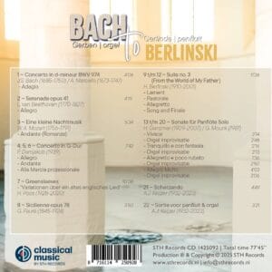 Afbeelding Inlay CD "Bach to Berlinski"